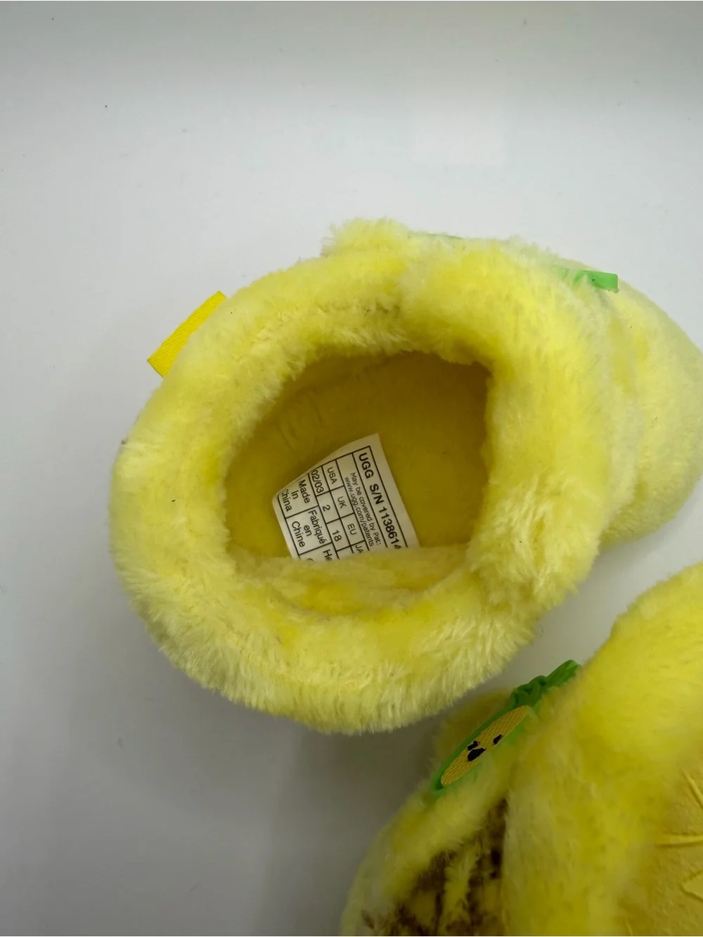 UGG cozy yellow